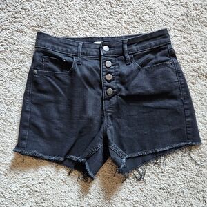 Old Navy Dark Jean Shorts with Frayed Hem